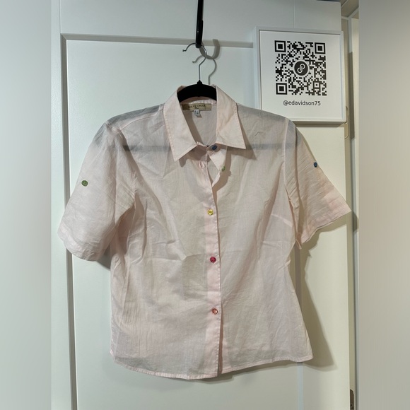 See By Chloé a sub line of designer Chloé made in Italy lightweight pink ss - Picture 12 of 16